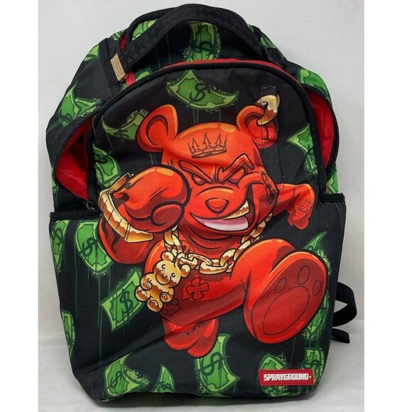 SPRAYGROUND DIABLO BEAR: ON THE RUN BACKPACK - LTD Edition Sold out Forever, EUC - Picture 1 of 13